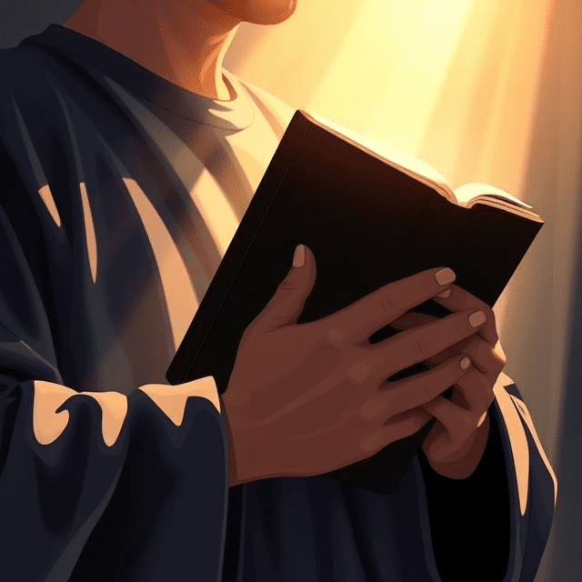 Biblical illustration of a believer holding a Bible, with light breaking through darkness, representing the power of God’s Word overcoming spiritual hindrances and unbelief.